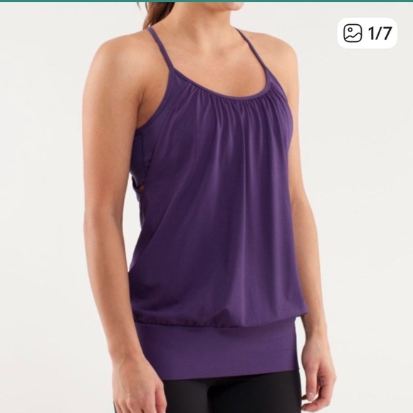 lululemon athletica Tops - lululemon No Limits Tank Purple/Purple